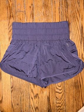 FP Movement by Free People High-Waist Athletic Shorts in Deep Sea